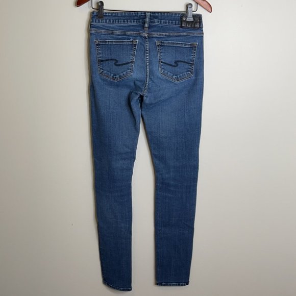 Silver Tuesday Skinny Jeans medium wash mid-rise cotton stretch 5 pocket Size 28 - Picture 5 of 12